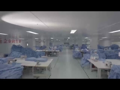 Áo phẫu thuật dùng một lần tại bệnh viện Không dệt SMS Khô trùng Kháng chất lỏng Áo phẫu thuật