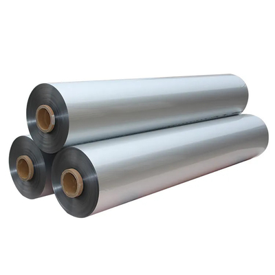12u phủ polyethylene trắng PE phim PET kim loại hóa thực phẩm phim mềm Petg phim bạc tinh thể gương phim thú cưng