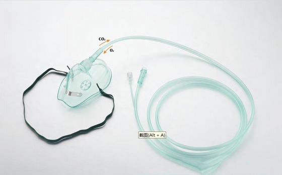 PVC trị liệu oxy cấp y tế với kẹp mũi điều chỉnh với / không có Latex