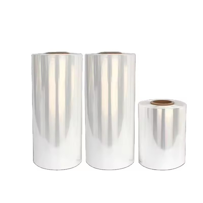 Custom in PVC Polyolefin Pof PET PE Bộ phim thu nhỏ nhiệt Thu nhỏ Cuộn phim bọc cho chai