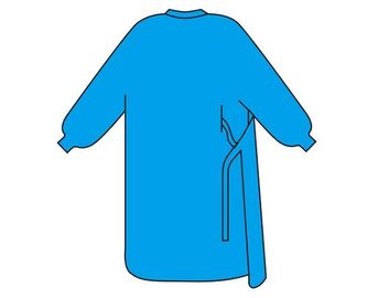 Vô trùng 35-45gsm Áo phẫu thuật cấp độ 4 Ngăn ngừa vi khuẩn